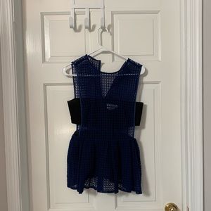 Self portrait peplum top